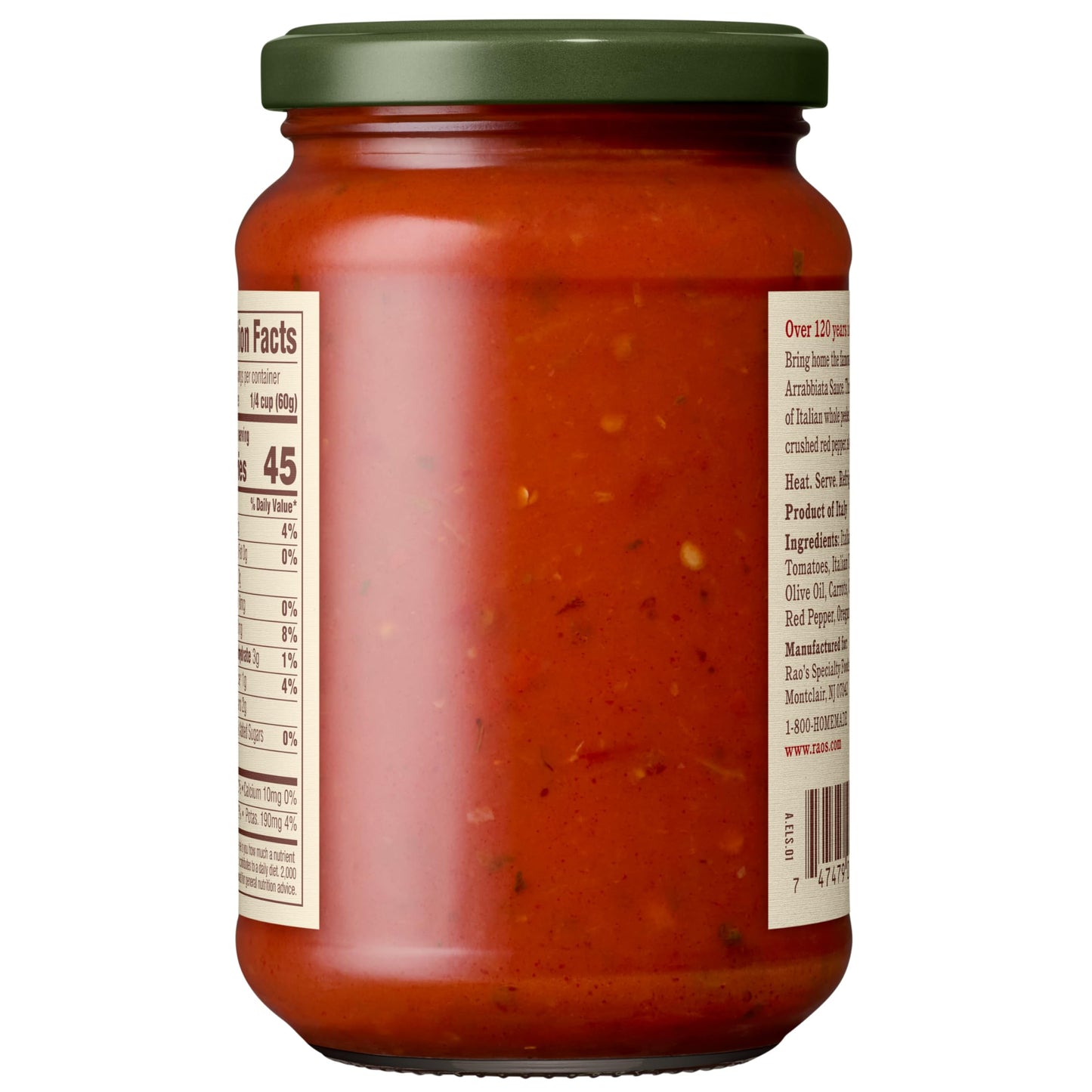 Rao's Homemade Arrabbiata Pizza Sauce Made with Italian Tomatoes, 12.3 oz
