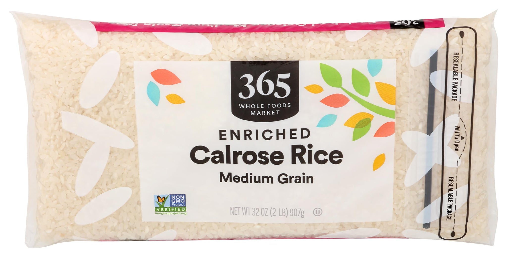 365 by Whole Foods Market, Enriched Calrose Medium Grain Rice, 32 Ounce