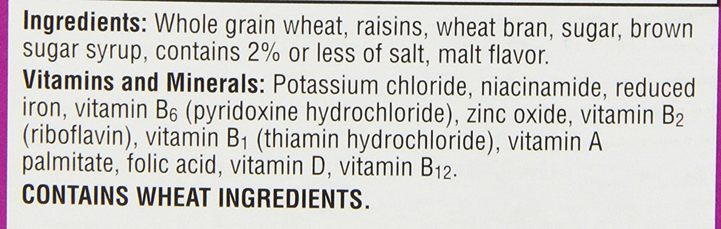 Kellogg's Raisin Bran, Breakfast Cereal, Original, Excellent Source of Fiber, 76.5 oz Box (2 Bags)