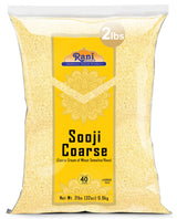 Rani Sooji Coarse (Farina, Suji, Rava, Rawa, Wheat Semolina) Flour 32oz (2lbs) 908g ~ All Natural | Vegan | NON-GMO | Indian Origin
