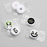 Big Dot of Happiness Party Like a Panda Bear - Baby Shower or Birthday Party Round Candy Sticker Favors - Labels Fit Chocolate Candy (1 Sheet of 108)