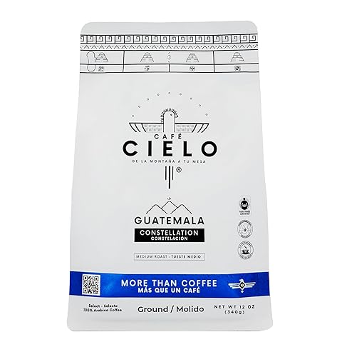 Café Cielo Blend Constellation, The Coffee from Guatemala, 100% Guatemalan Arabica Coffee, Artisanal Cultivation Single Estate Coffee. (Ground