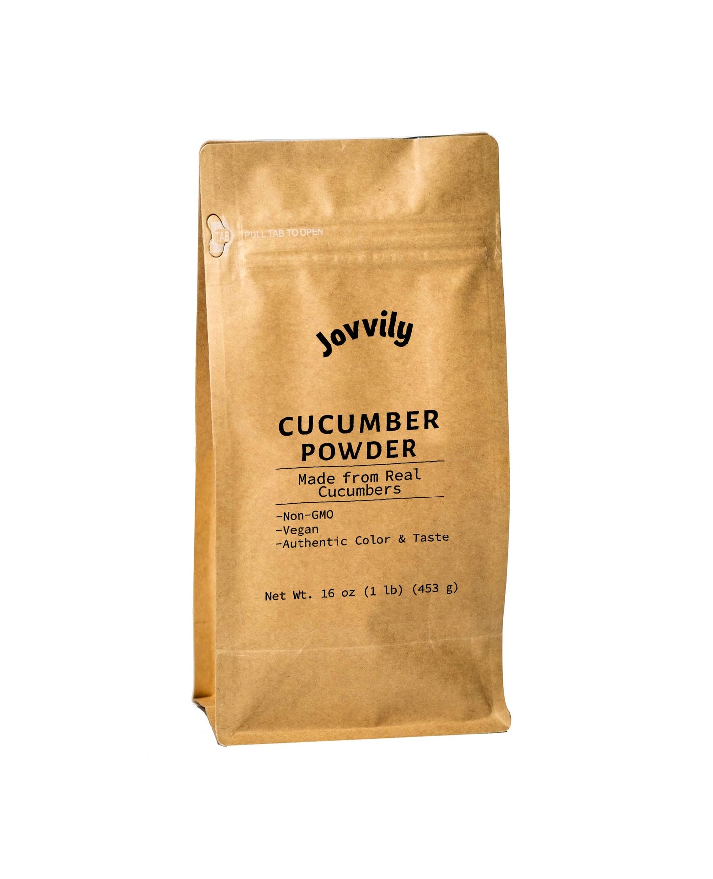 Jovvily Cucumber Powder - 1 lb - Real Cucumbers - Fine Green Powder