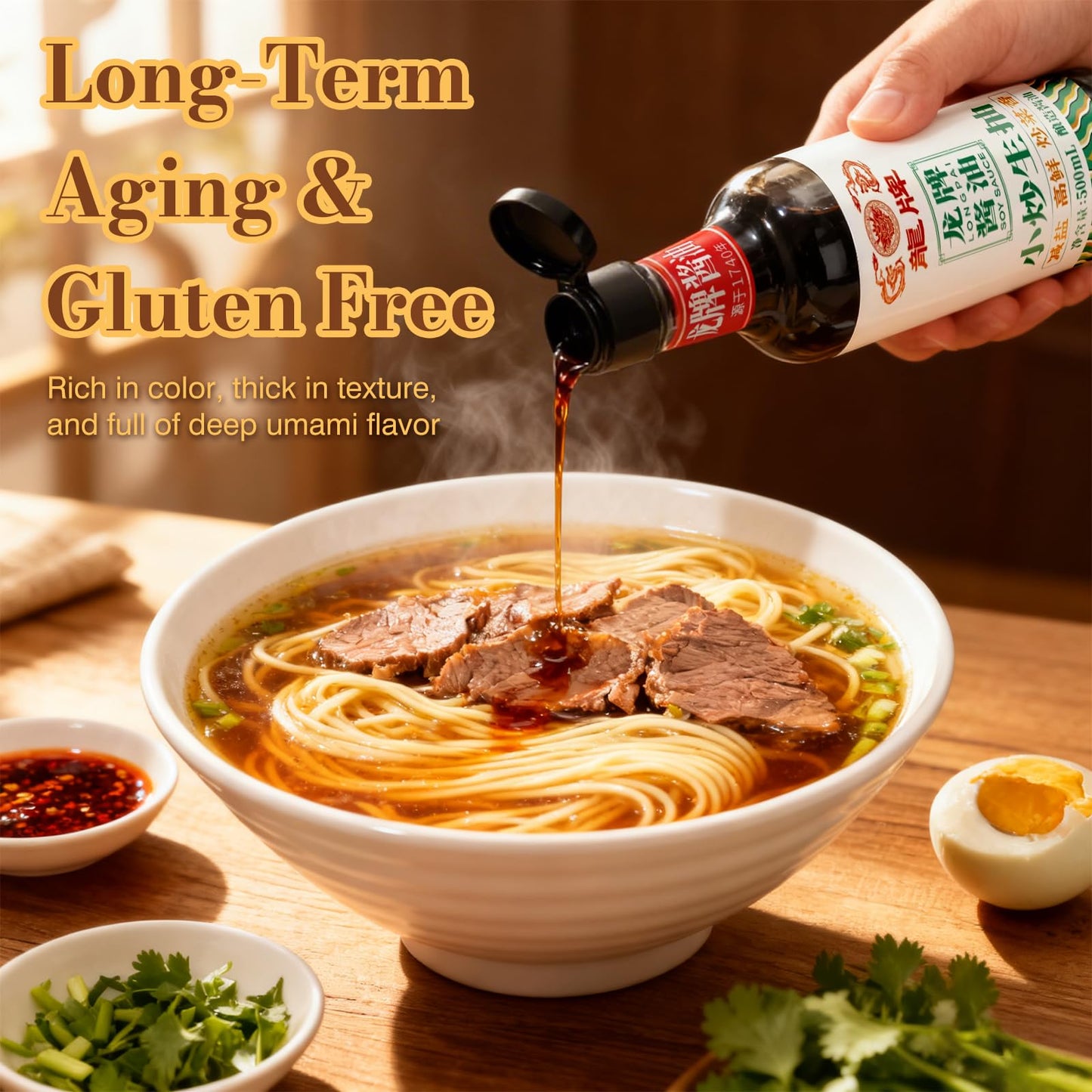 Lonppeis Premium Chinese Light Soy Sauce 16.9 oz Each Asian Style Soy Sauce