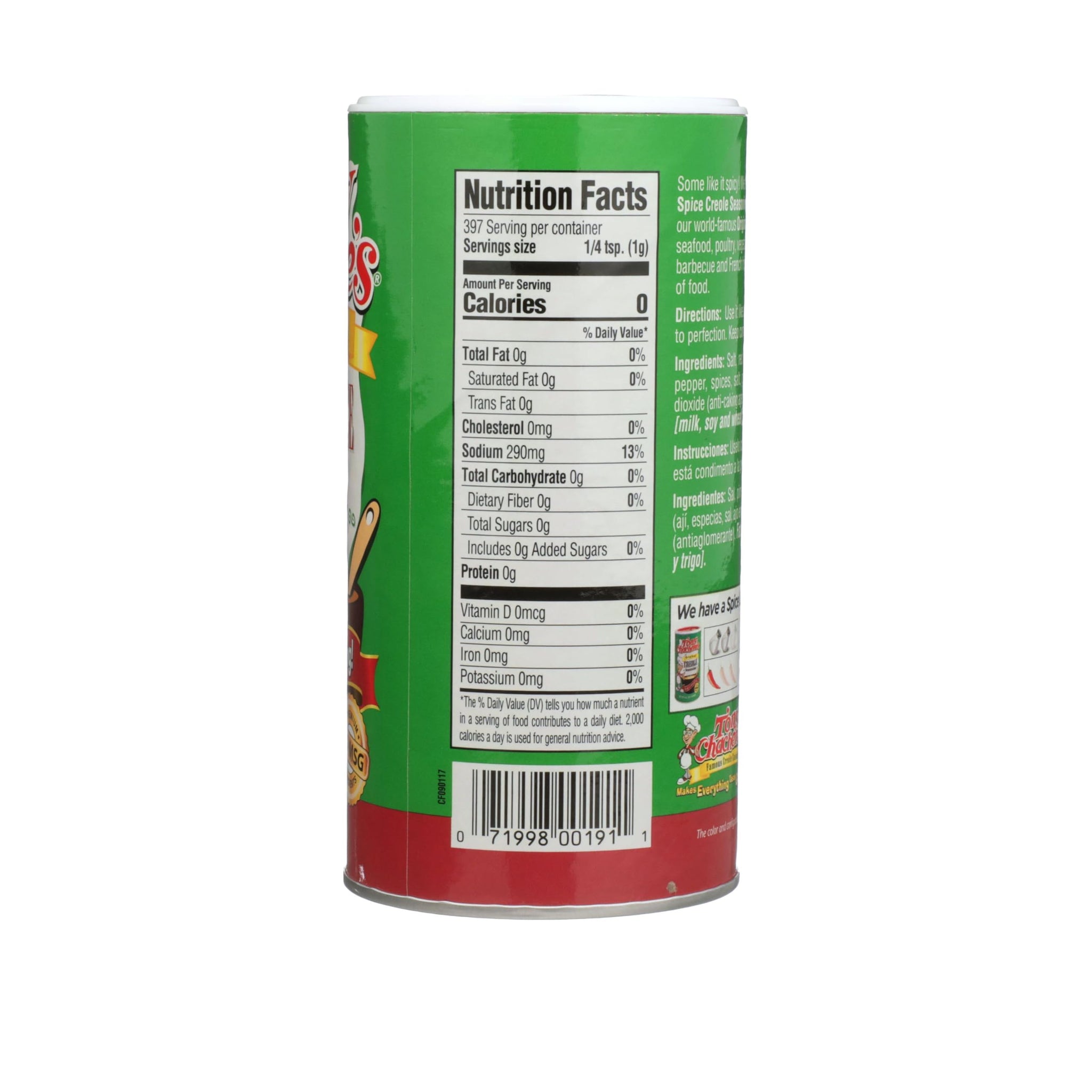 Tony Chacheres More Spice Creole Seasoning - 14 oz