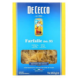 DeCecco Pasta Farfalle 16.0 OZ(Pack of 12)12