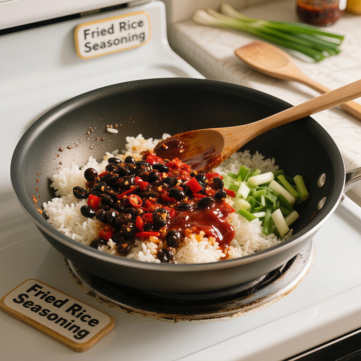 Spicy Fermented Black Bean Sauce, 9.8oz - Rich Umami Condiment for Stir-Fries, Marinades & Dipping