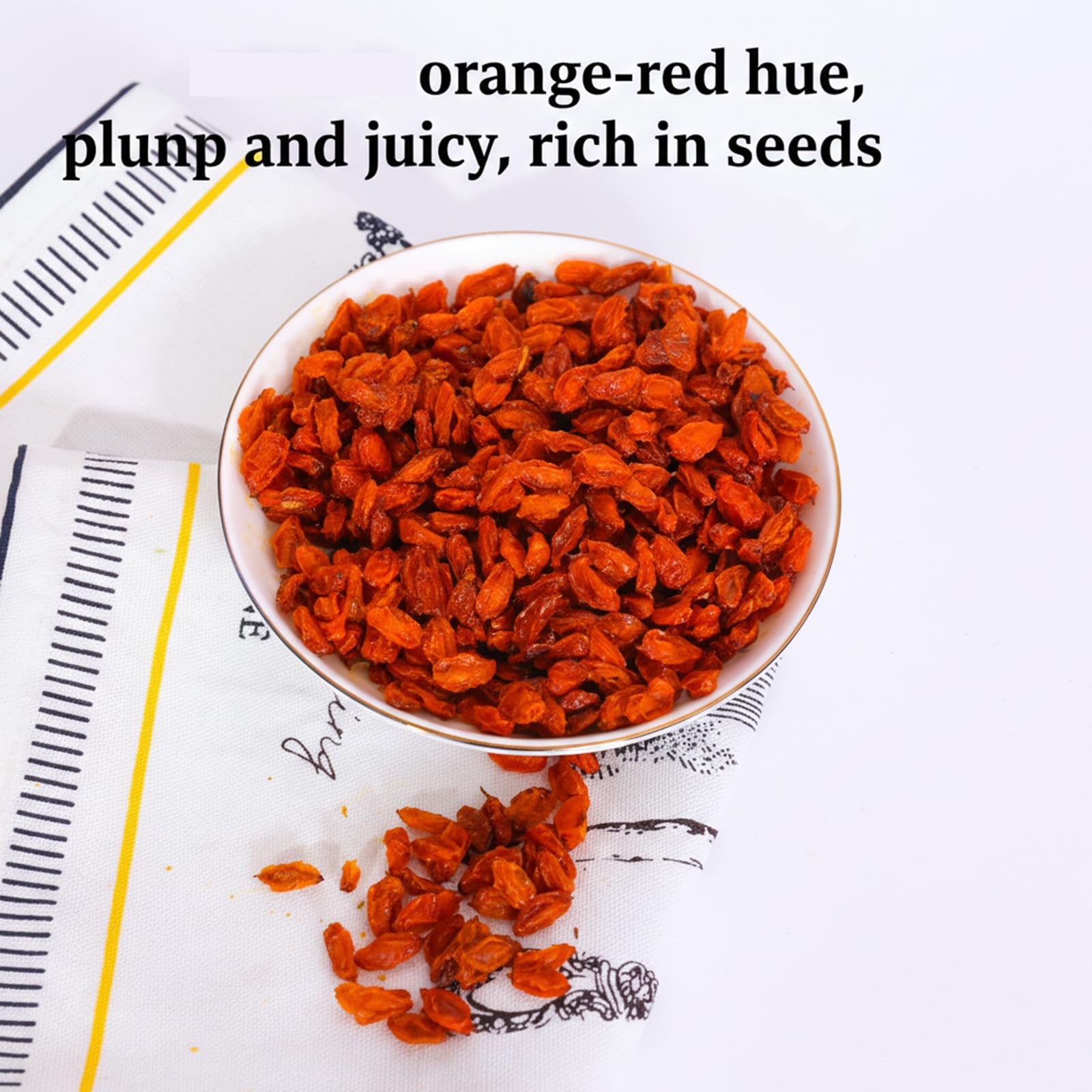 MOCKRAND Sea Buckthorn Berry 7.05Oz/200g, Sea Buckthorn Tea, Dried Seaberry, Seabuckthorn, ??,Hand Picked Whole Berry Fruit