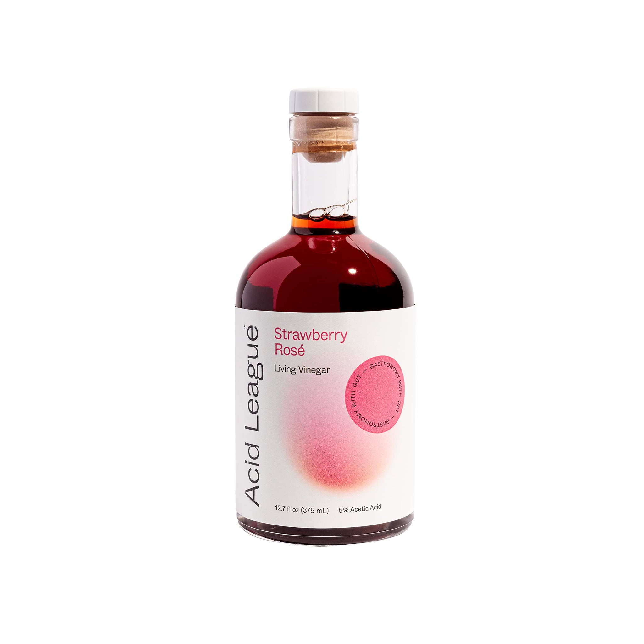 Acid League Strawberry Rosé Living Vinegar, 12.7 Fl Oz