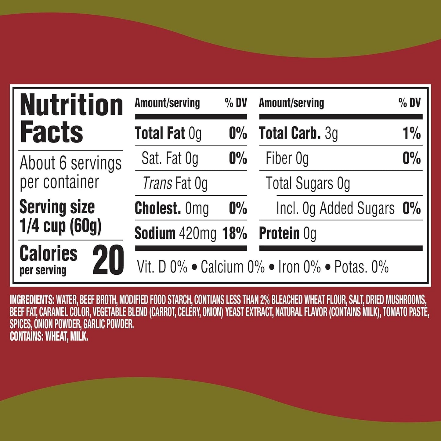 Heinz HomeStyle, Savory Mushroom Gravy, Everyday Gravy Meal Enhancer Thick Creamy Taste No Artificial Preservatives Quick Dinner Prep, 12 Ounce (Pack