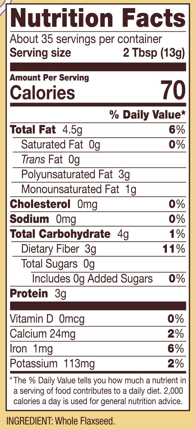 Bob's Red Mill Flaxseed Meal, 16oz (Pack of 1) - Gluten Free, Non GMO, Vegan, Paleo Friendly, Keto Friendly, Kosher