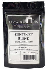 Elmwood Inn Fine Teas, Kentucky Blend Black Tea, 25 Pyramid Sachet Tea Bags