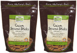 NOW Foods Sesame Sticks Cajun - 9 oz - 2 pk