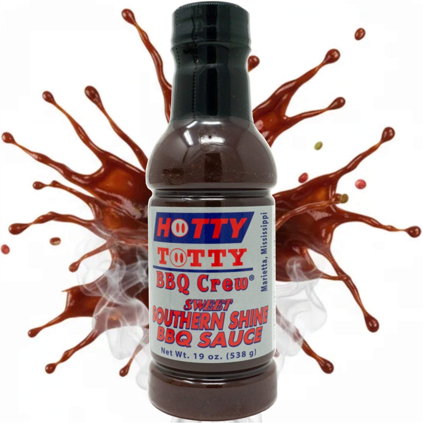 Hotty Totty BBQ Sauce Seasoning Blend (Sweet Southern Shine) - Tangy Tomato & Vinegar Flavor for Ribs, Pulled Pork & Marinades - Carolina-Style BBQ