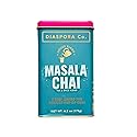 Diaspora Co. Masala Chai Loose Leaf Tea - Authentic Indian Spiced Black Tea with Single-Origin Cardamom, Ginger & Cinnamon - Fresh, Small-Farm Sourced