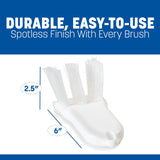 Carlisle FoodService Products 4052900 Lettuce, Fry, and Onion Cutter Brush, Nylon Bristles, 2-1/2" Length x 2-1/2" Width Brush, 6" Length