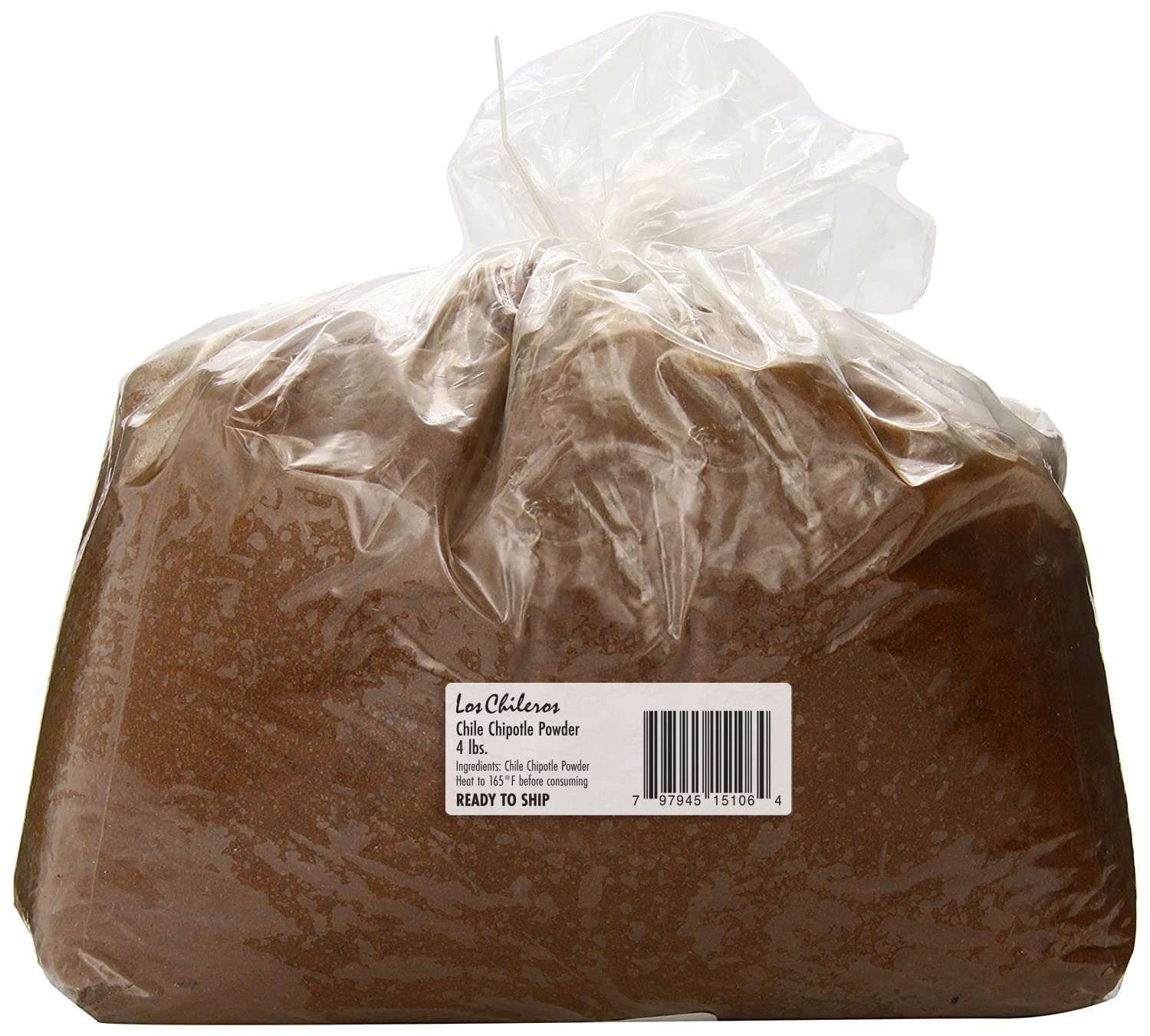 Los Chileros Chile Chipotle Powder, Bulk bag, 4lb (Pack of 1)