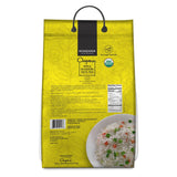 Organic Sona Masoori Rice by Khazana in 10 lb Bag - Aromatic and Flavorful Indian Grain - Non-GMO, Gluten Free, Kosher, Cholesterol Free