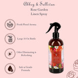 Abbey & Sullivan Linen Spray, Rose Garden, 16 oz