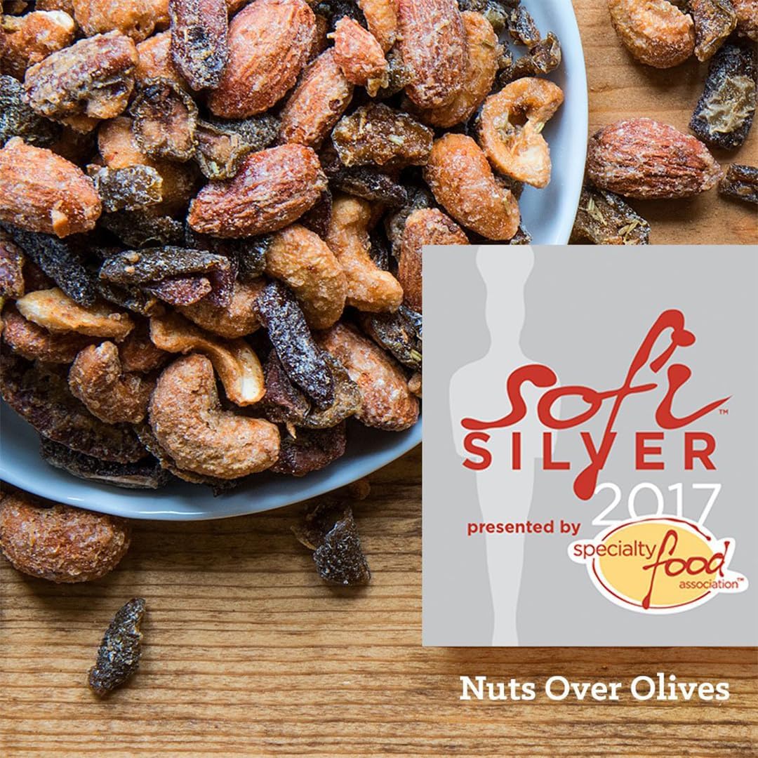 BobbySue's Nuts - Nuts Over Olives Style - All Natural Gourmet Nut Mix of Almonds, Cashews, Pecans (32 Ounce (Pack of 1))