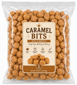 Caramel Baking Bits Unwrapped Candy for Melting & Topping - 1 lb (Approx. 670 pieces)