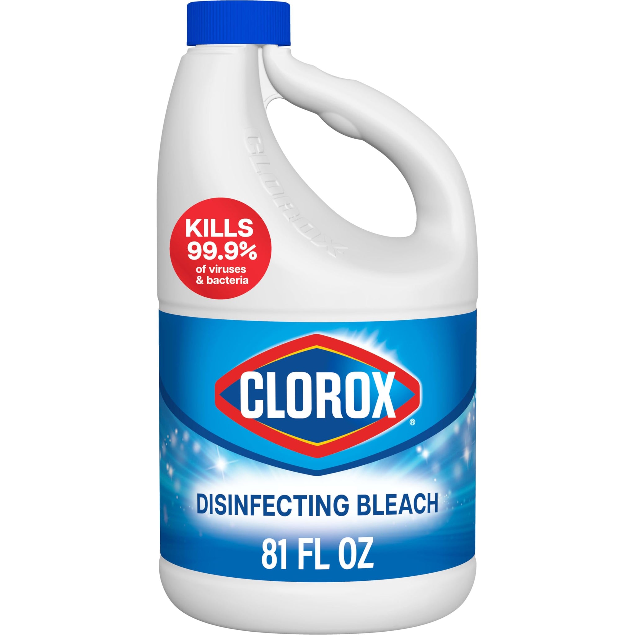 Clorox Disinfecting Bleach, 81 Fluid Ounces (Package May Vary)