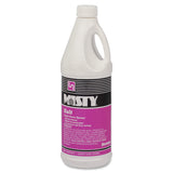 Misty Halt Liquid Drain Opener, 32 Oz Bottle, 12/Carton