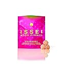 ISSEI Strawberry Mochi Gummies Chewy Candy | Pillowy Soft | Dye-Free with Colors from Natural Sources | Gelatin-Free | Plant-Based | Non-GMO | Award