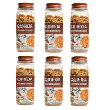 Pereg Southern Smoked Style Quinoa (10.58 Oz x 6 Pack) Ancient Superfood Quinoa Grains, Fibers, Protein & Iron | Flavored w/Dried Veggies, Paprika & Garlic, Prewashed Quinoa, Gluten-Free & Non-GMO