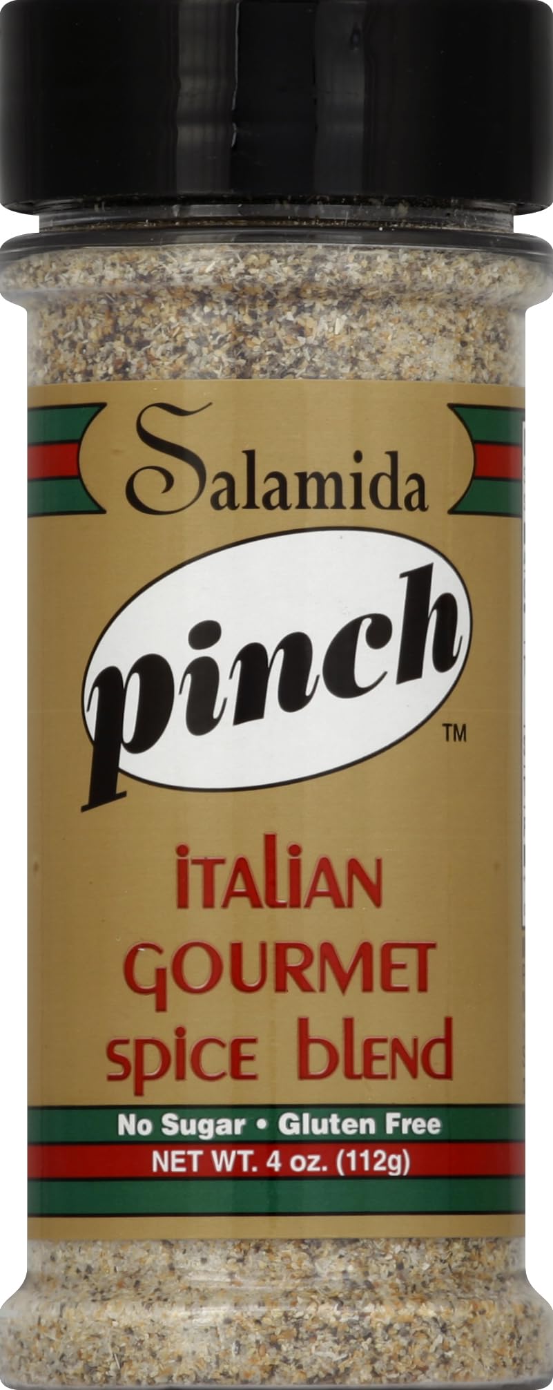 Rob Salamida Italian Gourmet Pinch Spice Blend, 4oz - Original All-Purpose Seasoning with Salt, Pepper & Garlic - Sugar Free, Gluten Free - Perfect