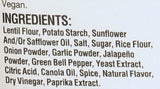 Simply7, Gluten-Free Lentil Chips, Jalapeño, 4 Oz, One Bag