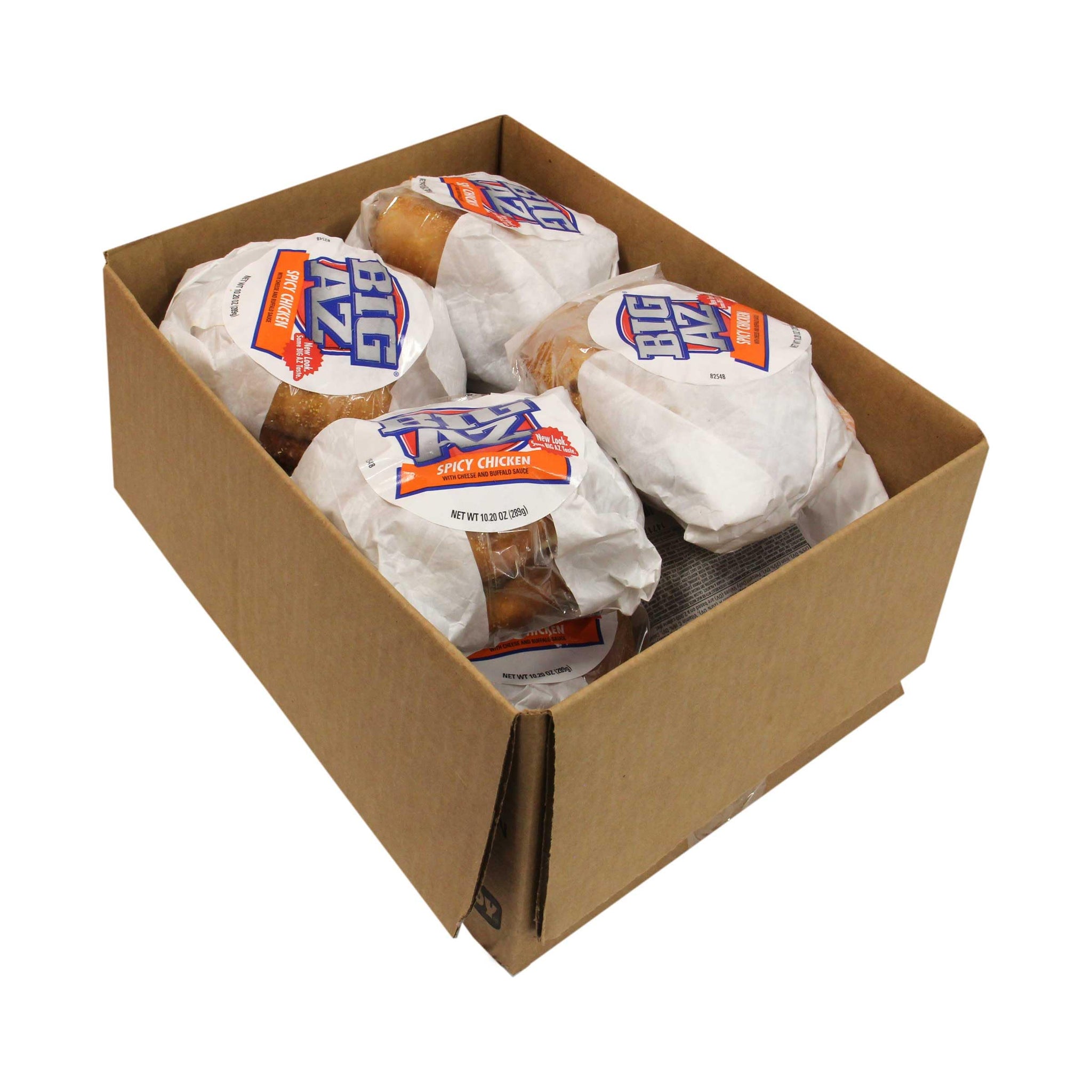 Advance Pierre Big Az Spicy Chicken Sandwich with Cheese, 10.2 Ounce -- 8 per case.