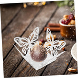 KOMBIUDA 50pcs Chocolate Truffle Wrappers Elegant Hollow Design Candy Paper Cups for Parties and Weddings Creative Chocolate Decoration Liners