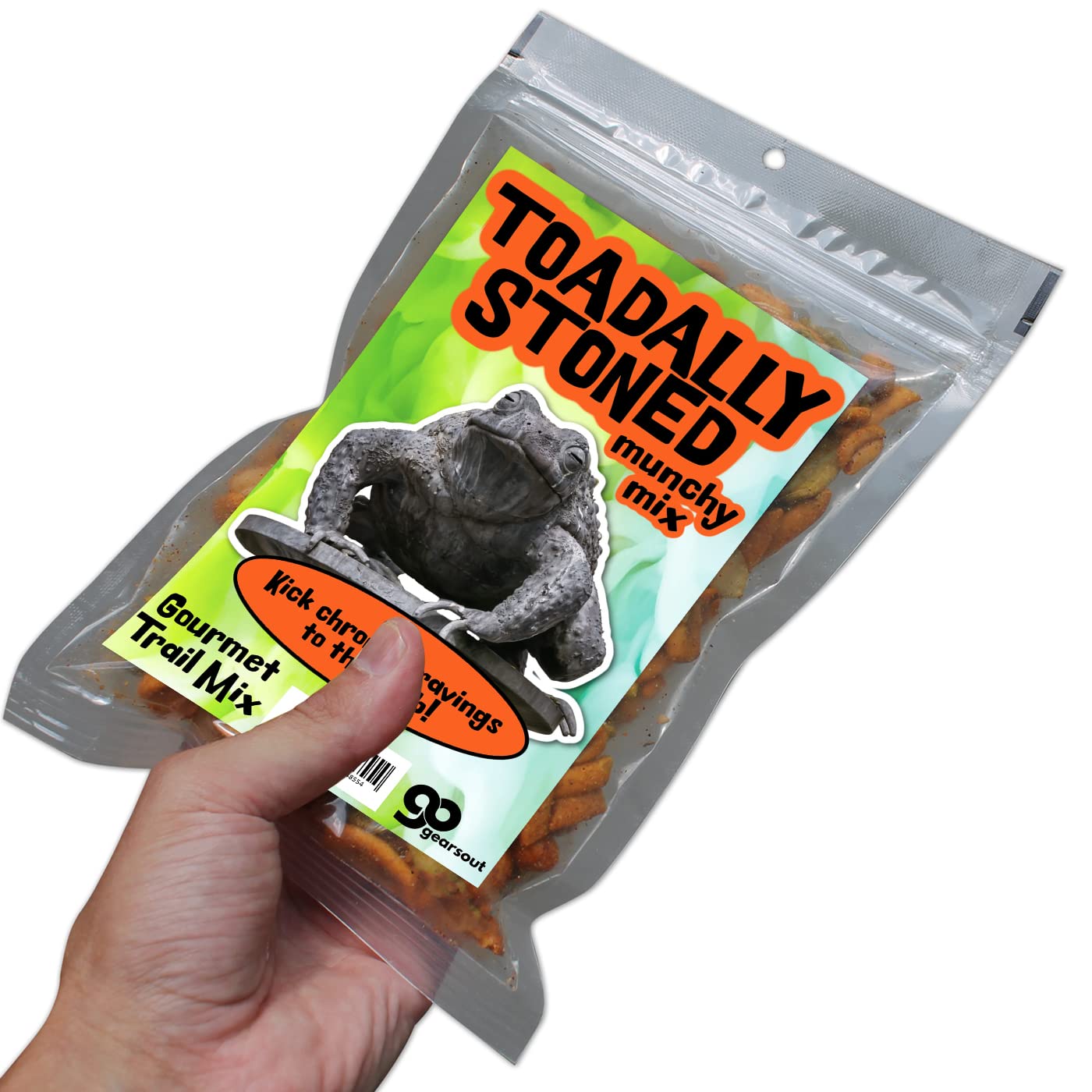 Uncle Frank's Toadally Stoned Trail Mix - Funny Snack Mix for Stoners - Gag Gifts for Brother - Brother Presents from Sister - Kick Chronic Cravings