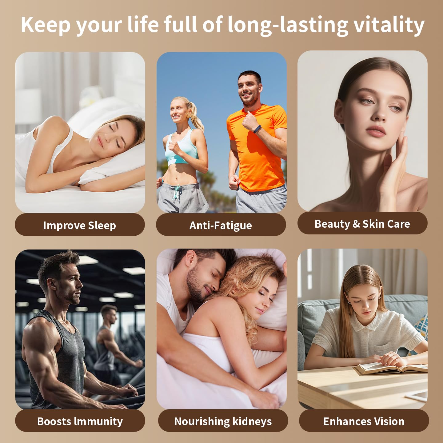 Vitavalor Chinese Traditional Kidney Care Herbal Tea, Ginseng Ten Treasures Tea, Natural Kidney Cleanse Detox Tea for Men & Women, Formula with 10