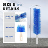 Fan Brush, CN1ST Fan Cleaning Brush Reusable Removes Dirt from Fans, Air Conditioning, Home, Car Vents Curtain and More