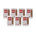 DeLallo Whole Wheat Farfalle Bowtie Pasta, 1 Pound Bag, 7 Pack, Butterfly Shape Noodles, 100% Organic, Imported from Italy, Made with Whole Durum