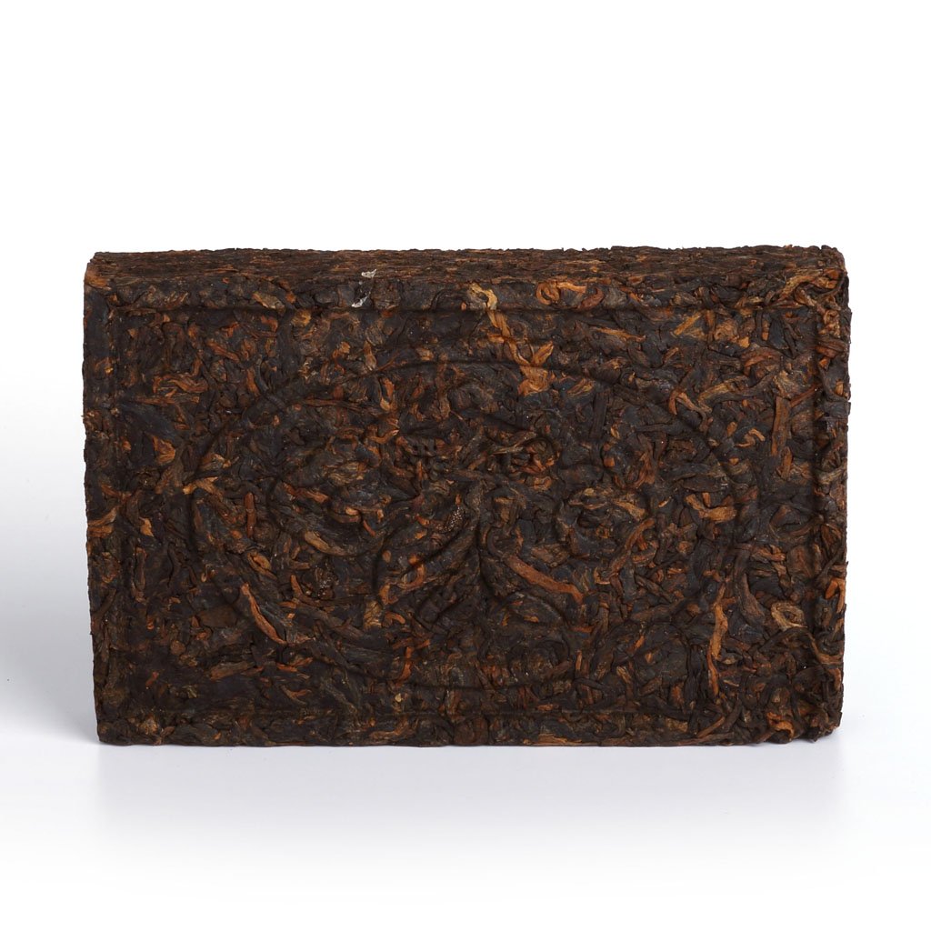 Puerh Tea Cake 250g / 8.8oz 2012 Year Ripe Shu Bulang Mountain Aged Golden Buds Brick - Yunnan Pu-erh Pu erh Puer Pu'er Chinese Tea