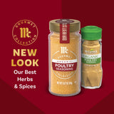 McCormick Gourmet Collection Poultry Seasoning, Organic, Non GMO, Kosher, Our Best Herbs & Spices, Blend of Thyme, Sage & Other Spices, Elevates Roast
