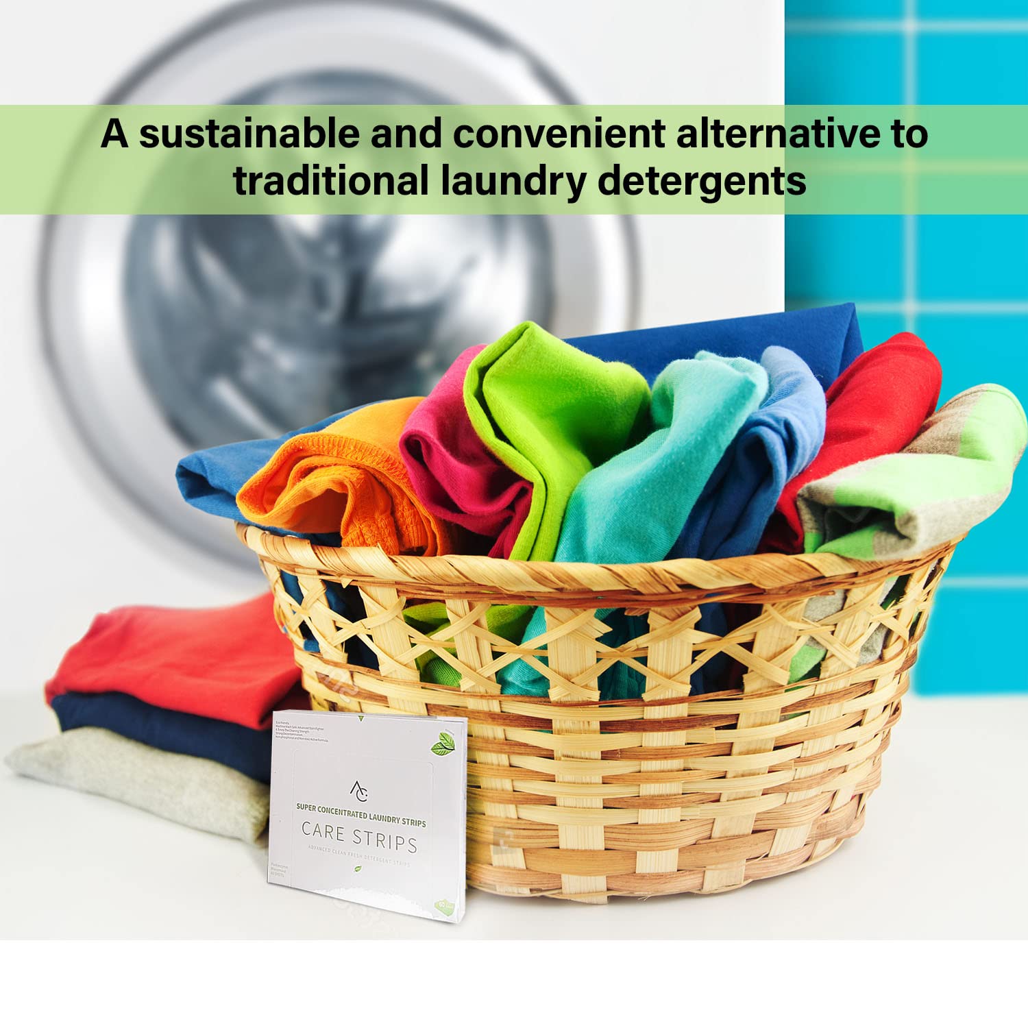 Laundry Care Strip concentrated detergent 4Packs of 32 Load per pack