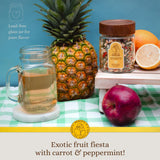 Tea Ranch - Chirp in Paradise Pineapple Orange, Loose Leaf Tropical Fruit Herbal Tea, Premium Blend, Naturally Caffeine?Free Herbal, Enjoy Hot or Iced