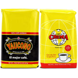 Yaucono Coffee and Cafe Crema Puerto Rican Ground Coffee Variety 8 Ounce Bags