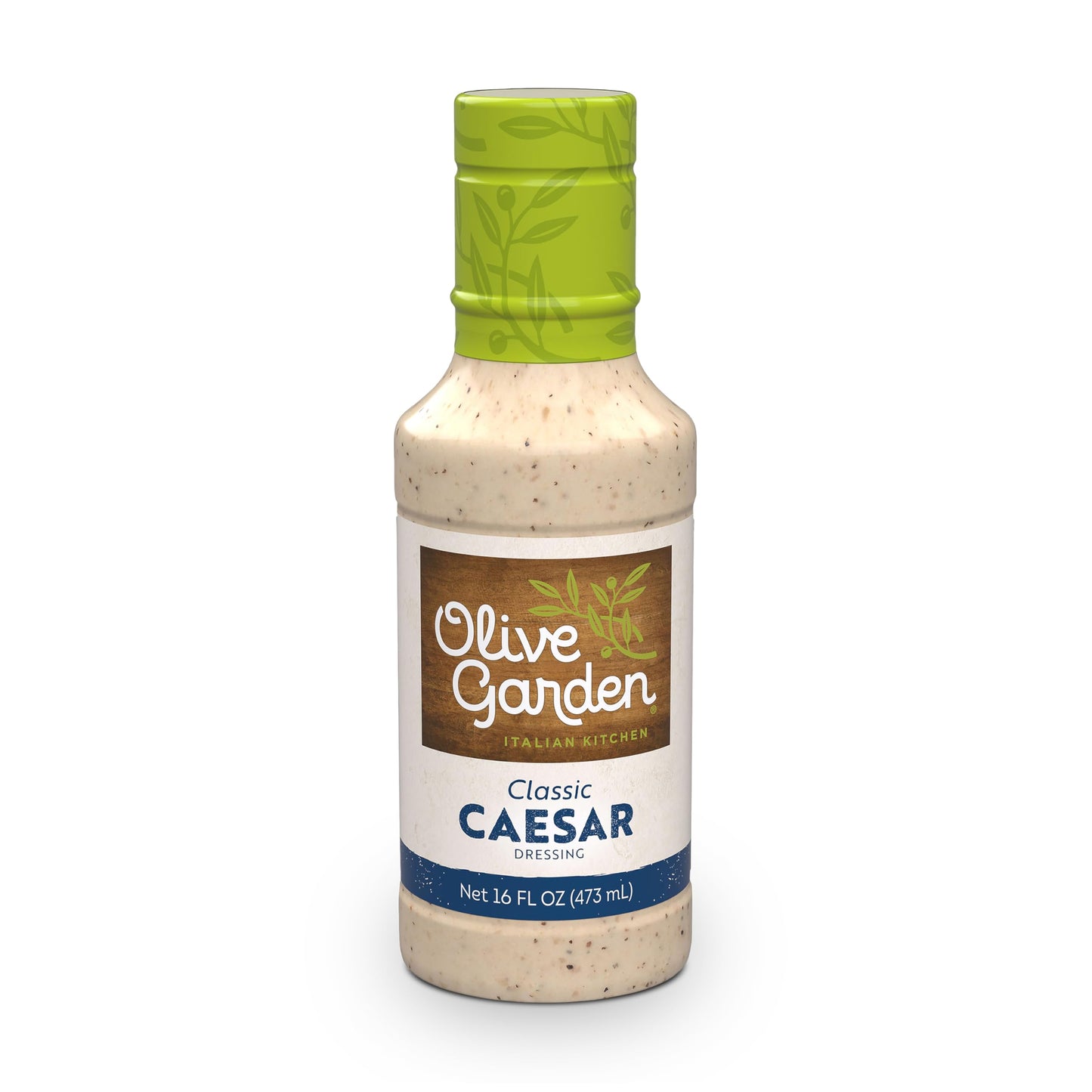 Olive Garden Classic Caesar Dressing, 16 fl. oz., Made with Parmesan Cheese, Spices, Red Wine Vinegar and Lemon, Perfect Chicken Marinade, Sandwich