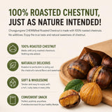 Roasted Chestnut Chews | Single Ingredient | 80g Ready to Eat Snack | Peeled Whole Chestnuts | Pantry Snack, Lunch Box Treat, Hiking, Office, Dessert
