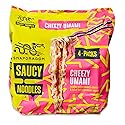 Snapdragon 8-Pack of Mushroom Pho Noodle Soup Bowl 2.1 oz + 1 set of Bamboo Family Chopsticks Box by Lavinia Essentials Brand
