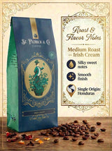 Thank God for Coffee - Irish Cream St. Patrick & Co., Medium Roast Ground Coffee, Sweet & Silky Irish Cream Flavor, Single Origin Honduran Arabica