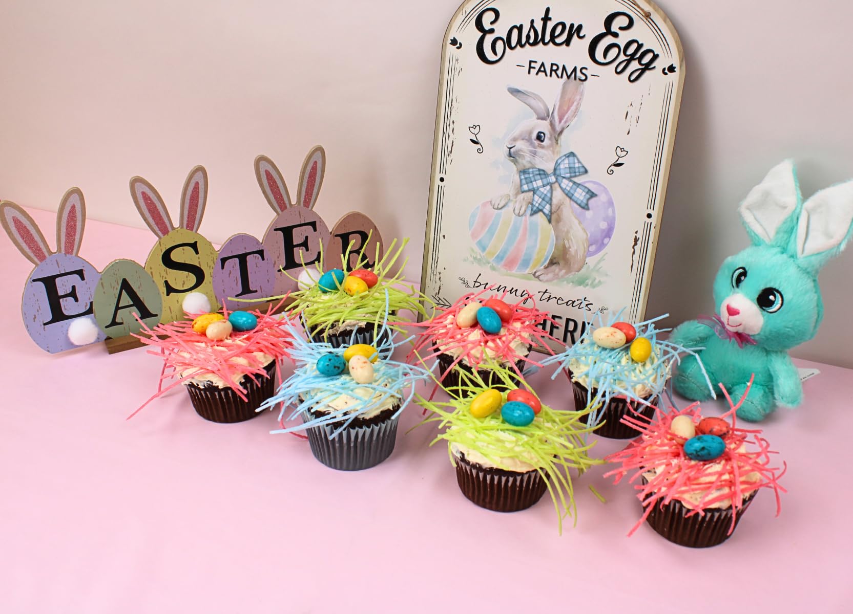 Grandys Candys Edible Easter Grass- Green Apple, Blueberry, Strawberry, & Multi Flavored Bundle-Fun and Delicious (Multi Flavored Bundle) -6