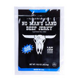 No Man’s Land Beef Jerky - Low Calorie, Low Carb, High Protein Beef Snack - Flavor BLACK PEPPER 16oz (Pack of 1)