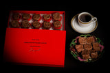 Lezzet, Handmade Chocolate Covered Turkish Delight, Premium Lokum, 15 Pieces, 16.05 oz (455 gr)