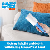 NuValu Rolling Breeze Scented Lint Roller Refill (12 Pack, 1080 Sheets)